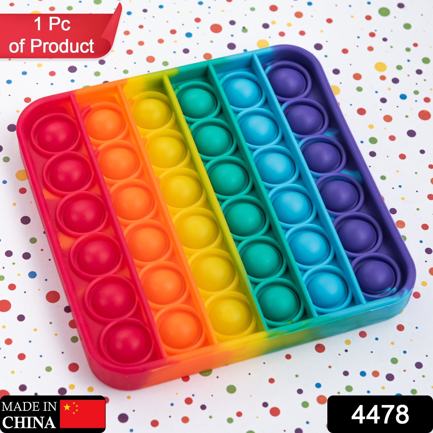 4478 Square Popit Toy Special Needs Silicone Stress Relief Toy For Kids & Adult All Use Toy DeoDap 4478 Square Popit Toy Special Needs Silicone Stress Relief Toy For Kids & Adult All Use Toy DeoDap